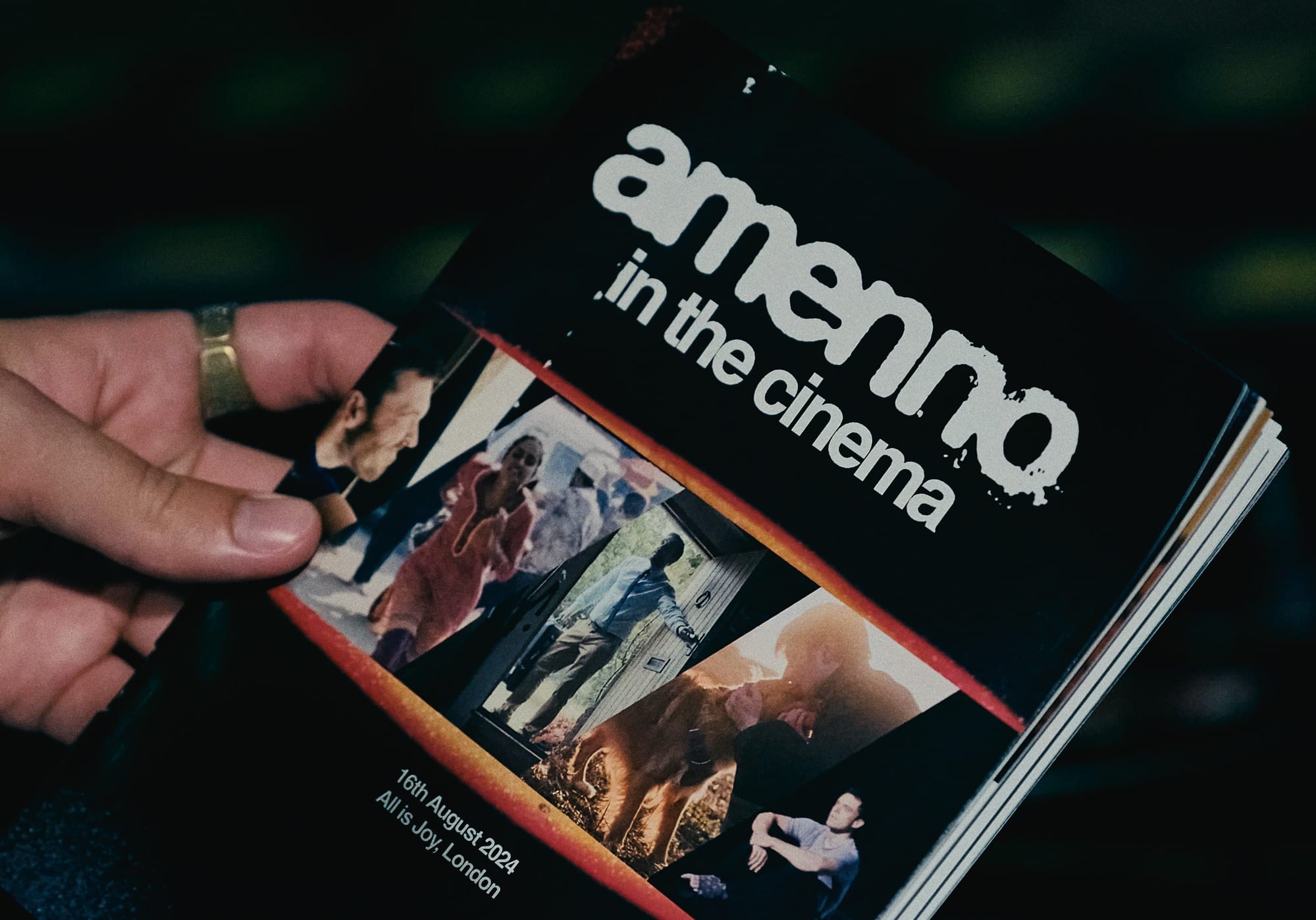 An evening in the cinema with Amenno